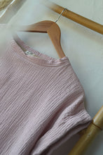 Tee-shirt bohème EMEE - gaze de coton rose