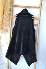 Veste réversible velours noir - veste femme EMILIA