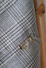 Veste réversible Prince de Galles noir et or - veste femme EMILIA